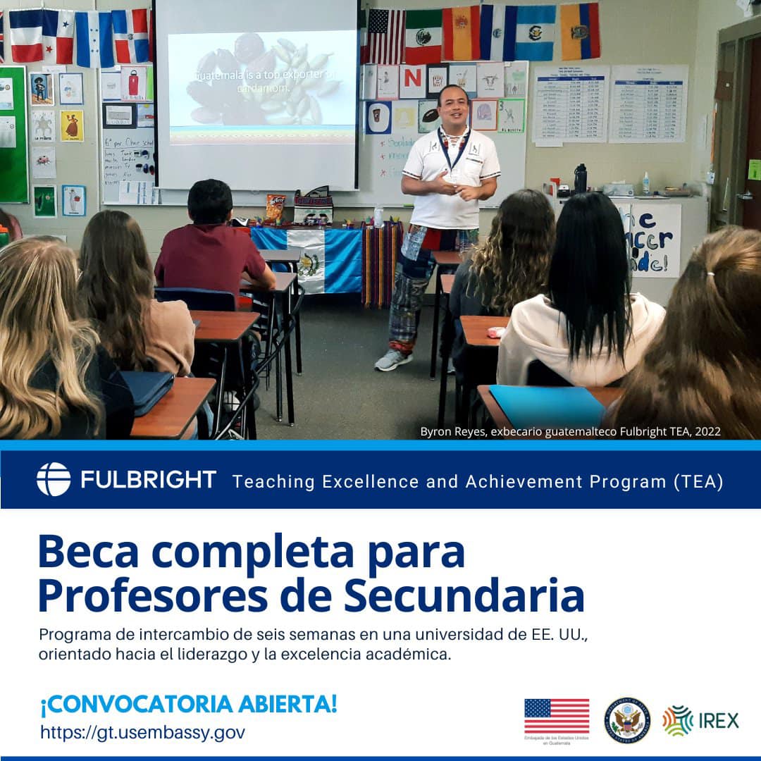 Beca COMPLETA para profesores de secundaria